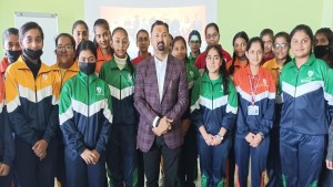 Grish Pant, honored with President’s Award, guided the students