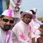 22nd Mar 2016 Holi in Uttarakhand at my Home town with Brother