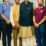 30th June 2019 with Aman Sinha ji at IPF UAE President Bhupendra ji