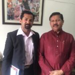 3rd April 216 National VP Shyam Jajju Ji at his Residence