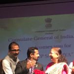 4th Nov 2018 Hon. Loksabha Speaker Smt.Sumitra Ji as President IPF (Dxb)
