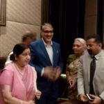 5th Dec 2018 with MEA Smt. Sushma Ji Swaraj (Abu Dhabi) with TEAM