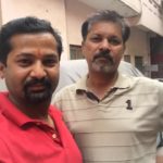 With my childhood school friend -Manoj