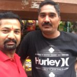 With my childhood school friend -Umesh