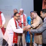 8th April 2016 Bharat Utsav Lamplighting with PBSA15 Bharat Bhai Shah Ji