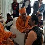 Nov 2019 Blessing from Swami Ji at BAPS Abu Dhabi